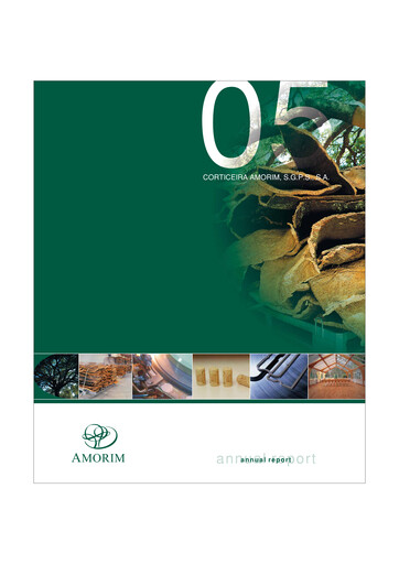 Miniature Corticeira Amorim Rapport annuel 2005