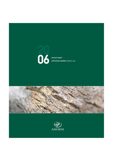 Miniature Corticeira Amorim Rapport annuel 2006
