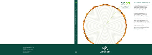 Miniature Corticeira Amorim Rapport annuel 2007