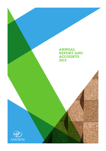 Miniature Corticeira Amorim Rapport annuel 2013