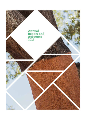 Miniature Corticeira Amorim Rapport annuel 2015