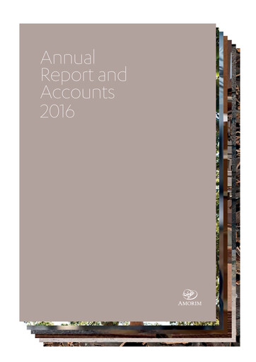Miniature Corticeira Amorim Rapport annuel 2016