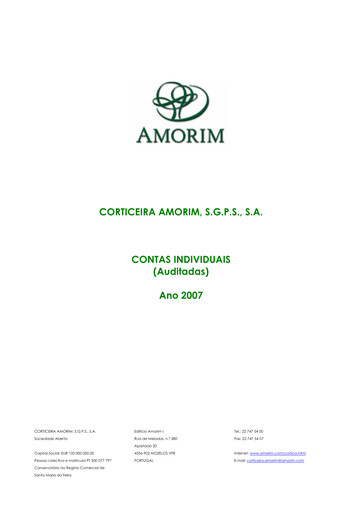 Vorschaubild Corticeira Amorim Finanzmitteilung 2007