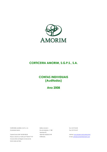 Vorschaubild Corticeira Amorim Finanzmitteilung 2008
