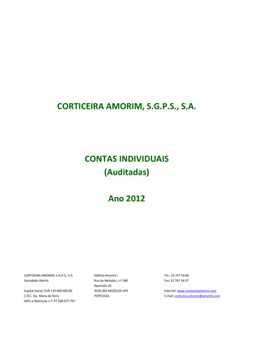 Vorschaubild Corticeira Amorim Finanzmitteilung 2012