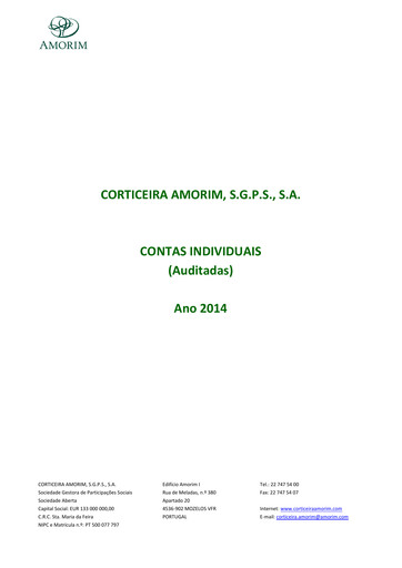 Vorschaubild Corticeira Amorim Finanzmitteilung 2014