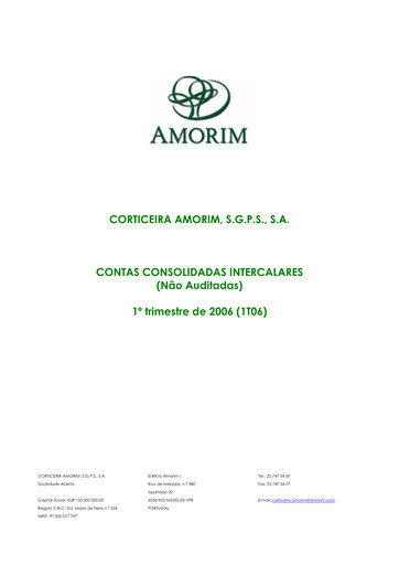 Thumbnail Corticeira Amorim Quarterly Report 2006-q1