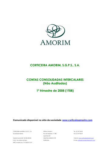 Thumbnail Corticeira Amorim Quarterly Report 2008-q1