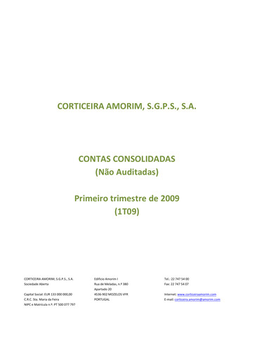Thumbnail Corticeira Amorim Quarterly Report 2009-q1