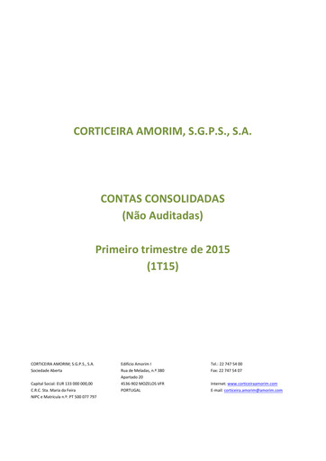 Thumbnail Corticeira Amorim Quarterly Report 2015-q1