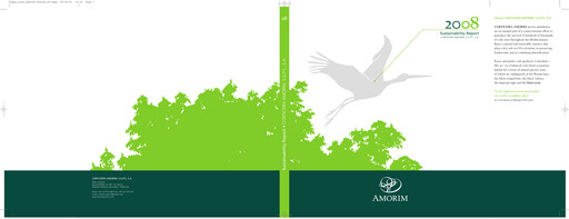 Miniature Corticeira Amorim Rapport de durabilité 2008