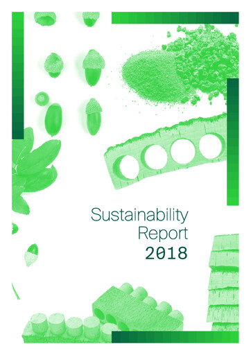 Miniature Corticeira Amorim Rapport de durabilité 2018