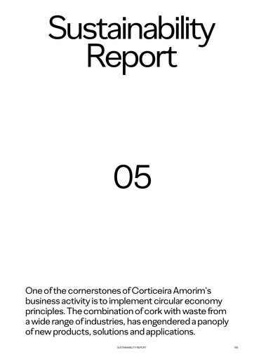 Miniature Corticeira Amorim Rapport de durabilité 2022