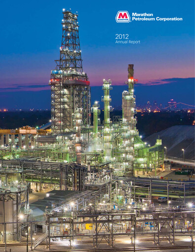 Thumbnail Marathon Petroleum Annual Report 2012
