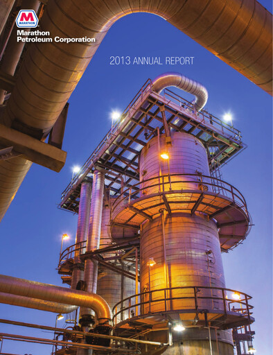 Thumbnail Marathon Petroleum Annual Report 2013