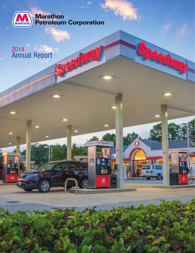 Thumbnail Marathon Petroleum Annual Report 2014