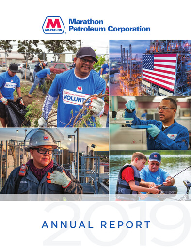 Thumbnail Marathon Petroleum Annual Report 2019