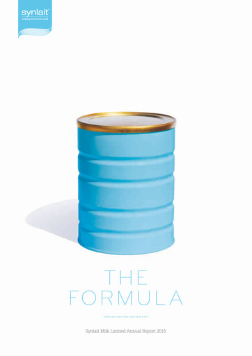 Thumbnail Synlait Milk Annual Report 2015