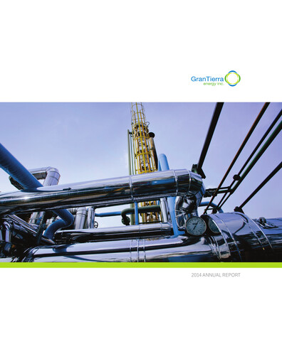 Thumbnail Gran Tierra Energy Annual Report 2014