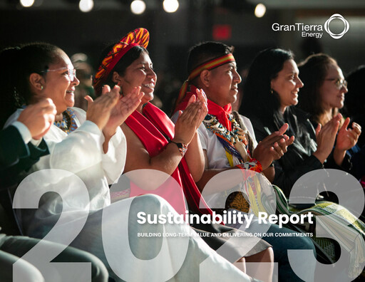 Thumbnail Gran Tierra Energy Sustainability Report 2023