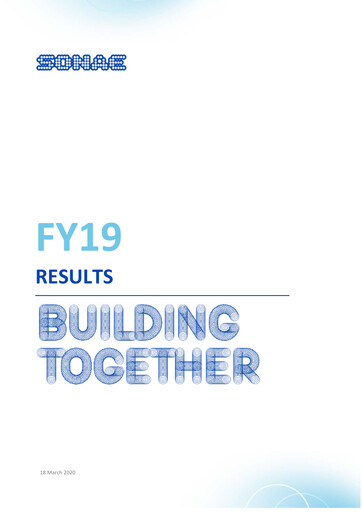 Thumbnail Sonae Financial Report 2019