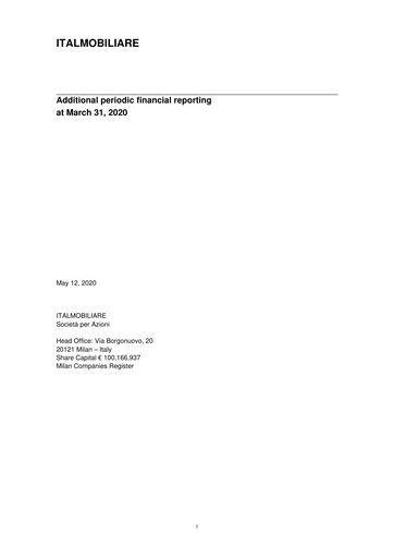 Vorschaubild Italmobiliare Quartalsbericht 2020-q1