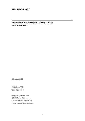 Thumbnail Italmobiliare Quarterly Report 2020-q1