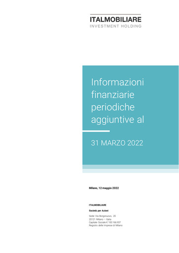 Thumbnail Italmobiliare Quarterly Report 2022-q1