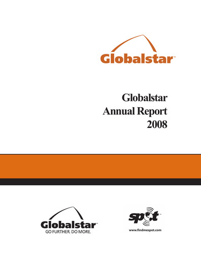 Thumbnail Globalstar
 Annual Report 2008