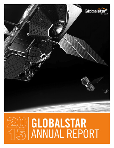 Thumbnail Globalstar
 Annual Report 2015