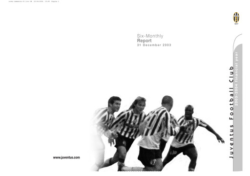 Thumbnail Juventus Turin
 Half-year Report 2003-2004
