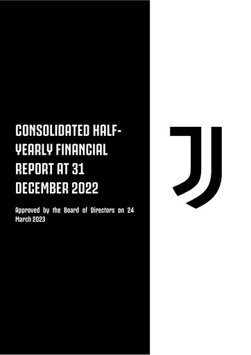 Thumbnail Juventus Turin
 Half-year Report 2022-2023