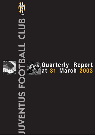 Thumbnail Juventus Turin
 Quarterly Report 2003-q3