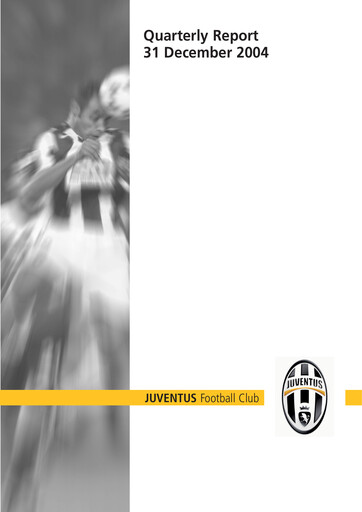 Thumbnail Juventus Turin
 Quarterly Report 2004-q2