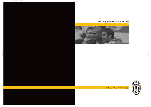 Thumbnail Juventus Turin
 Quarterly Report 2006-q3
