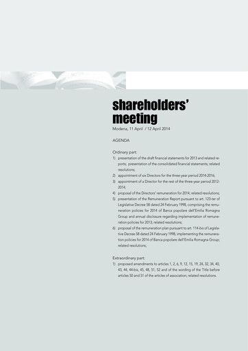 Thumbnail BPER Banca Annual Report 2013