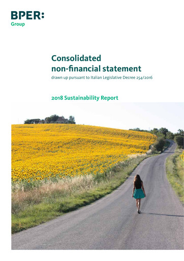 Thumbnail BPER Banca Sustainability Report 2018