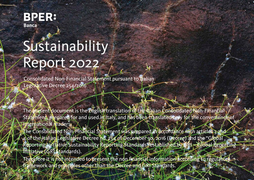 Thumbnail BPER Banca Sustainability Report 2022