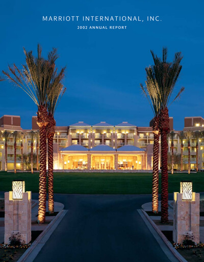 Vorschaubild Marriott International Jahresbericht 2002