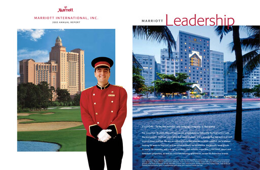 Vorschaubild Marriott International Jahresbericht 2003