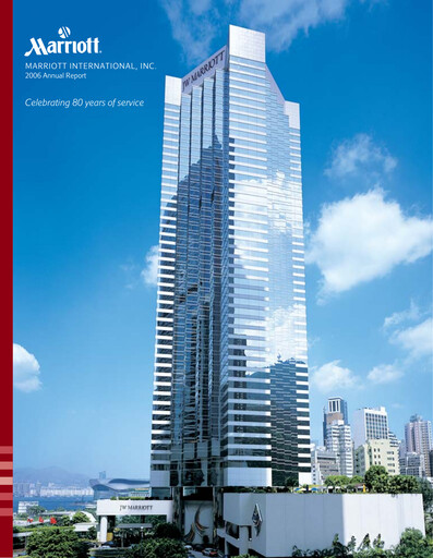 Vorschaubild Marriott International Jahresbericht 2006