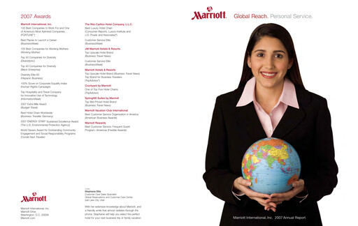 Vorschaubild Marriott International Jahresbericht 2007