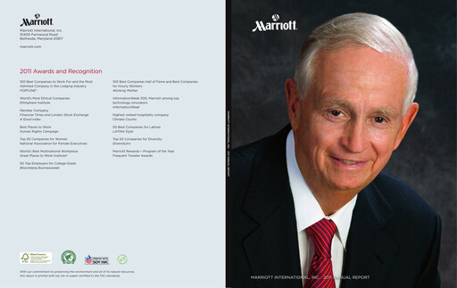 Vorschaubild Marriott International Jahresbericht 2011