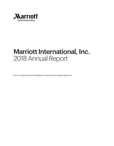 Vorschaubild Marriott International Jahresbericht 2018