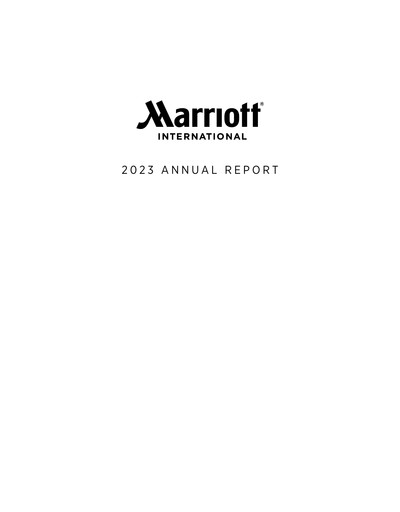 Vorschaubild Marriott International Jahresbericht 2023