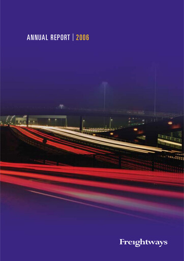 Thumbnail Freightways Annual Report 2006