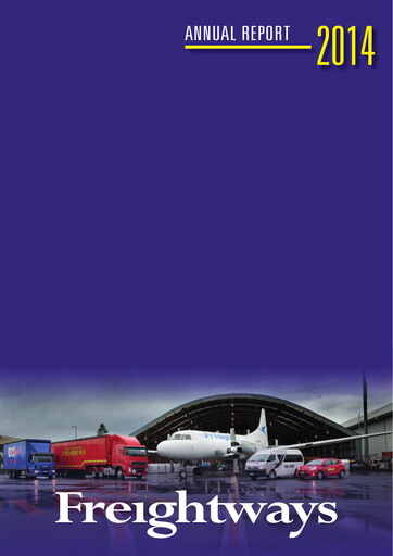 Thumbnail Freightways Annual Report 2014