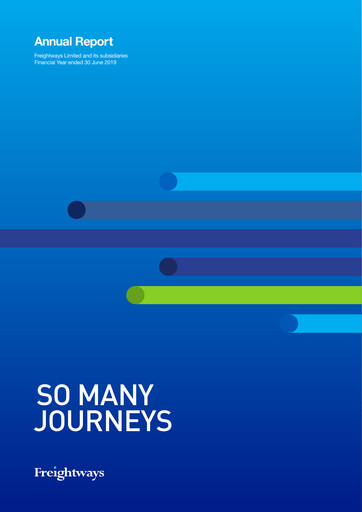 Thumbnail Freightways Annual Report 2019