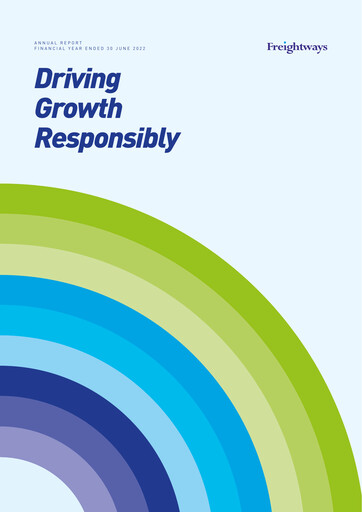 Thumbnail Freightways Annual Report 2022