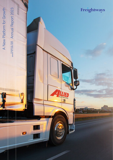 Thumbnail Freightways Annual Report 2023